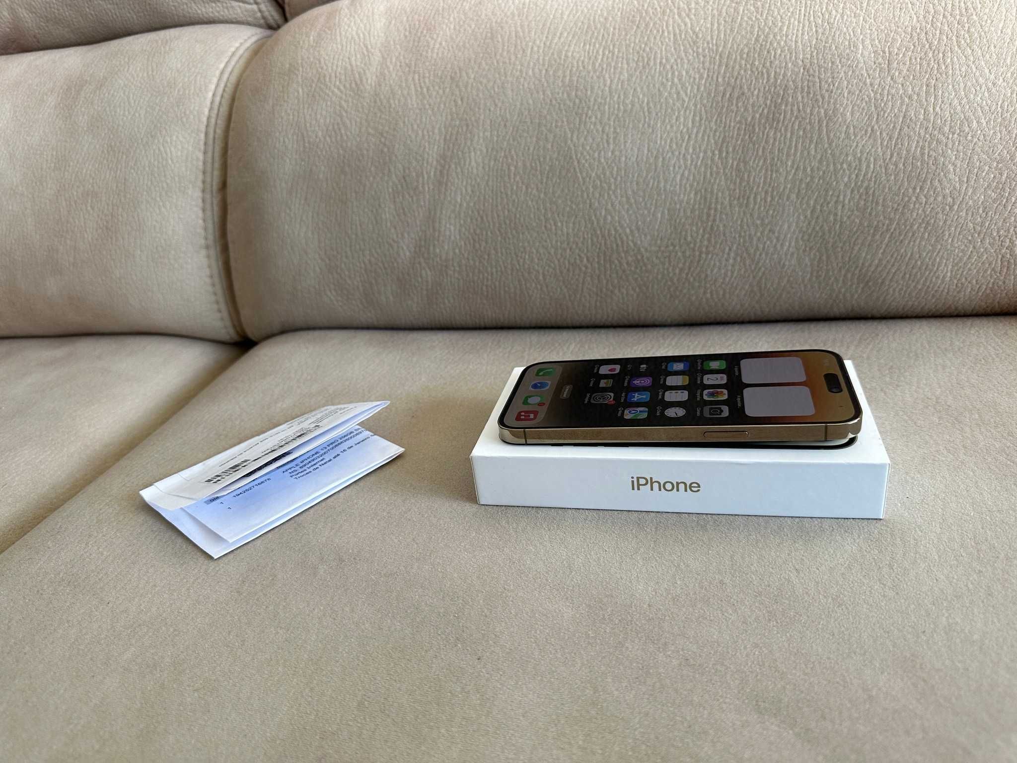 Vendo troco iPhone 14 Pro Max 128Gb Gold C/Fatura e Garantia Apple