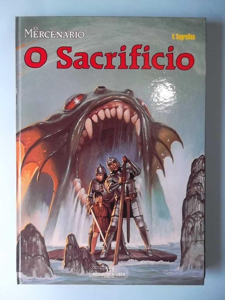 O MERCENÁRIO - Vicente Segrelles - Edições em CAPA DURA Meribérica