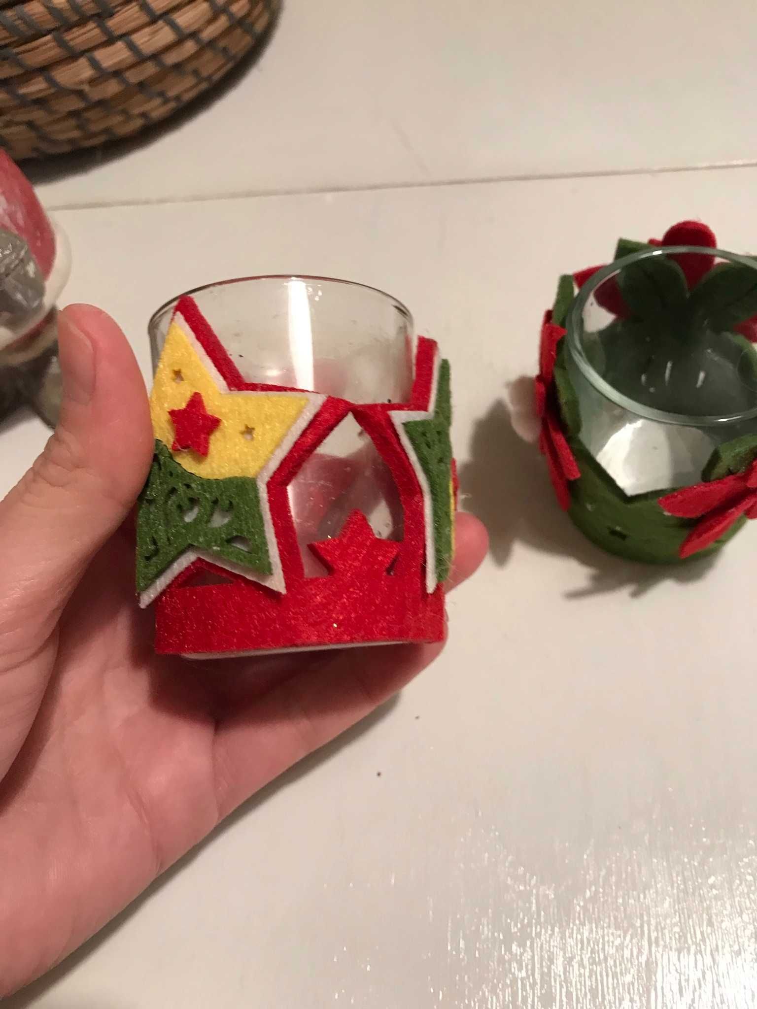 2 Porta velas - Natal