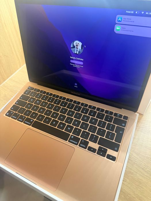 MacBook Air 13 M1 2020 8GB RAM 256GB SSD Różowy Stan idealny