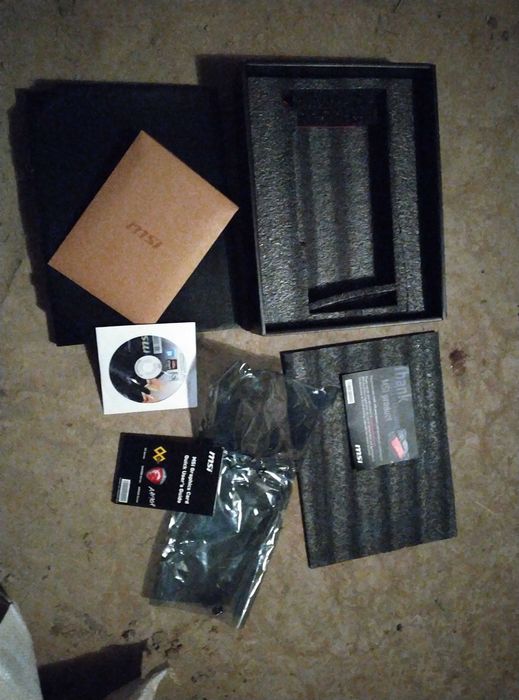 Продам коробку от видеокарты MSI RADEON RX 480 4GB