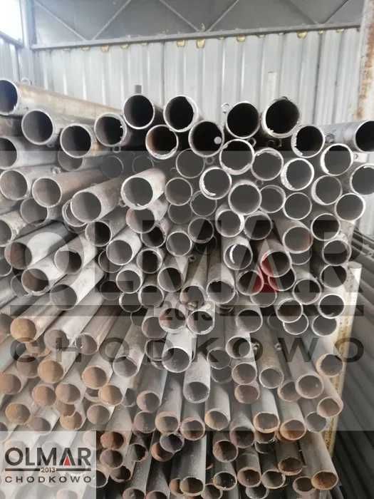 Słupki ogrodzeniowe fi 51, ścianka 2,3-2,6mm, 225cm.