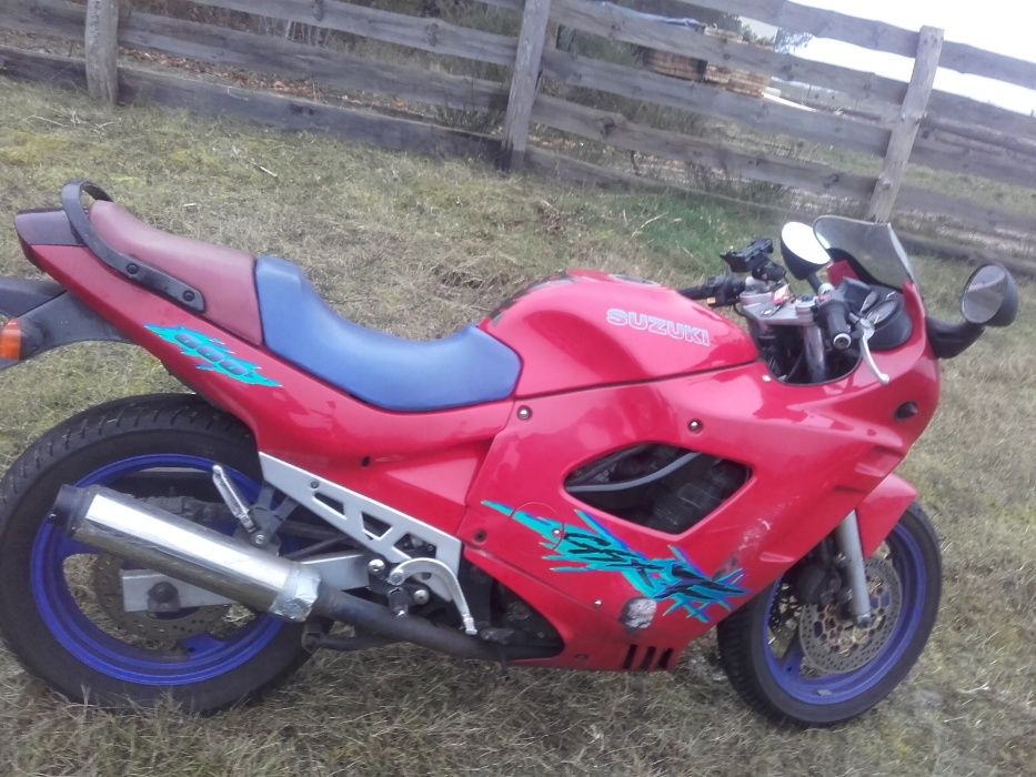 Suzuki gsxf600 gsxf 600 gsx 600 f silnik lagi gaźniki rama bak części