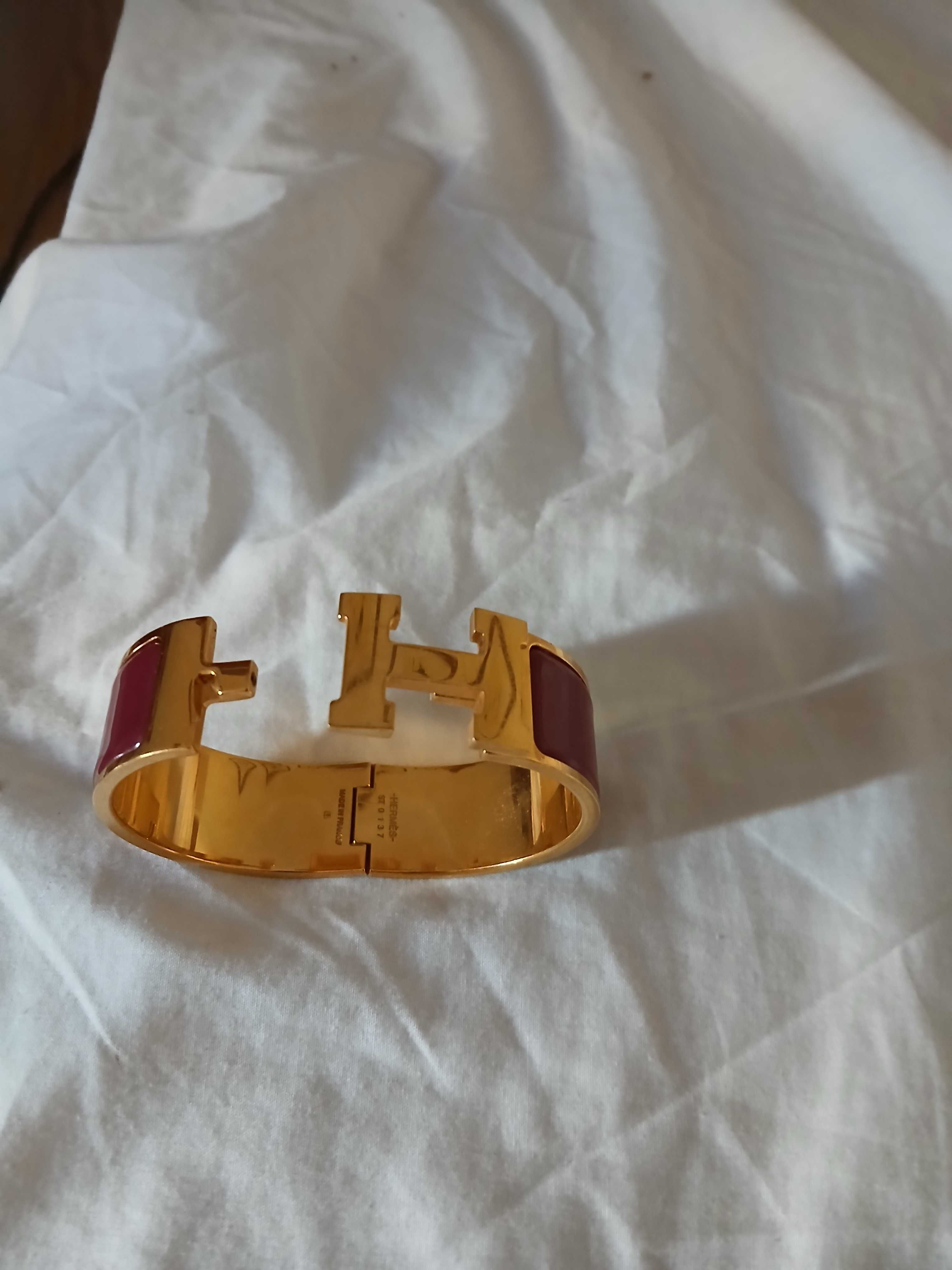Pulseira Hermes em metal