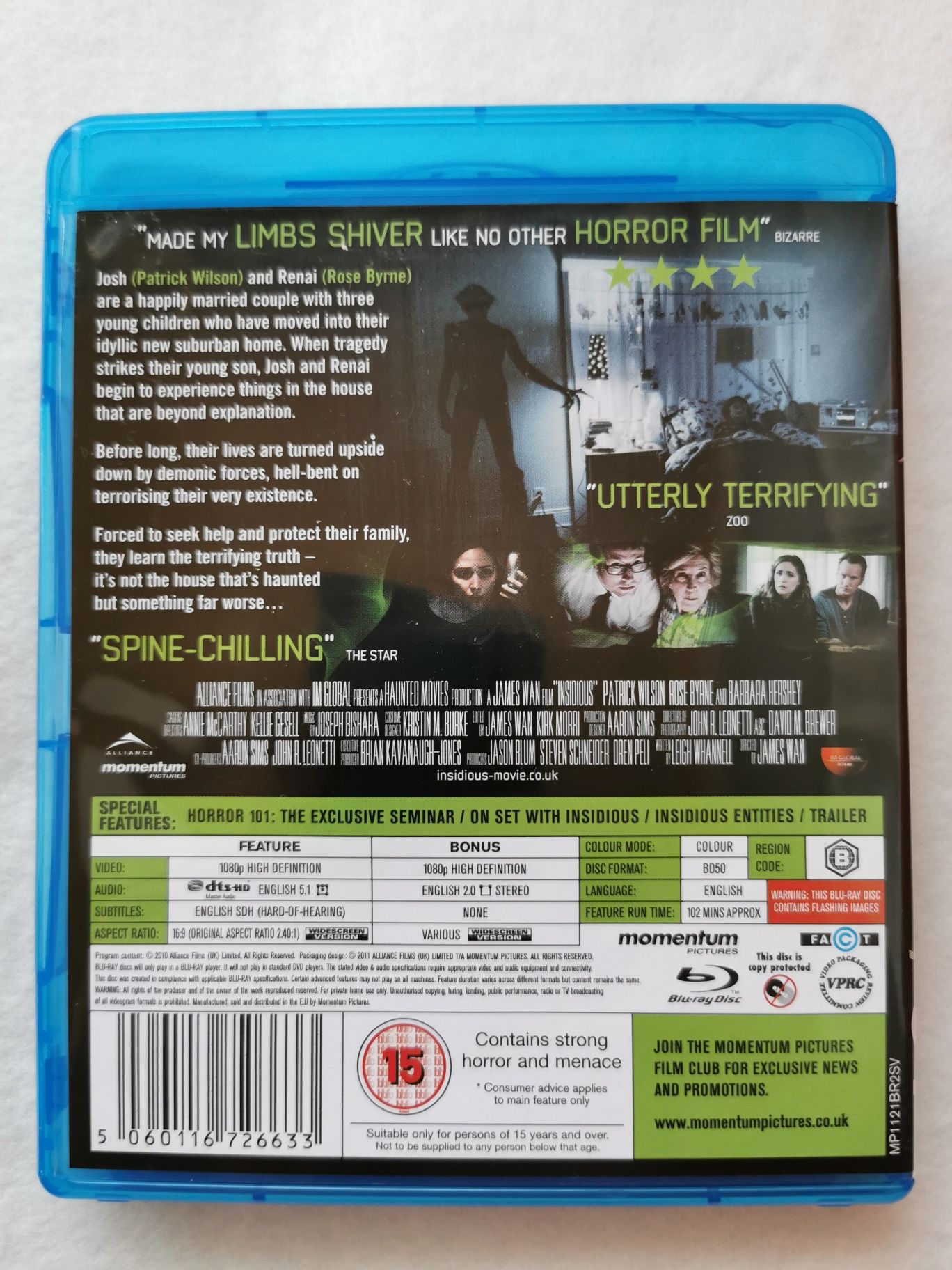 Insidious (Naznaczony) Blu-ray (En) (2010) Bluray