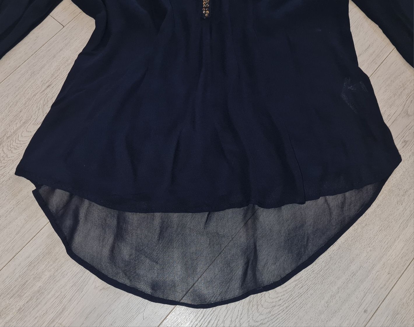 Bluzka damska cekiny Zara granat rozm 40/L