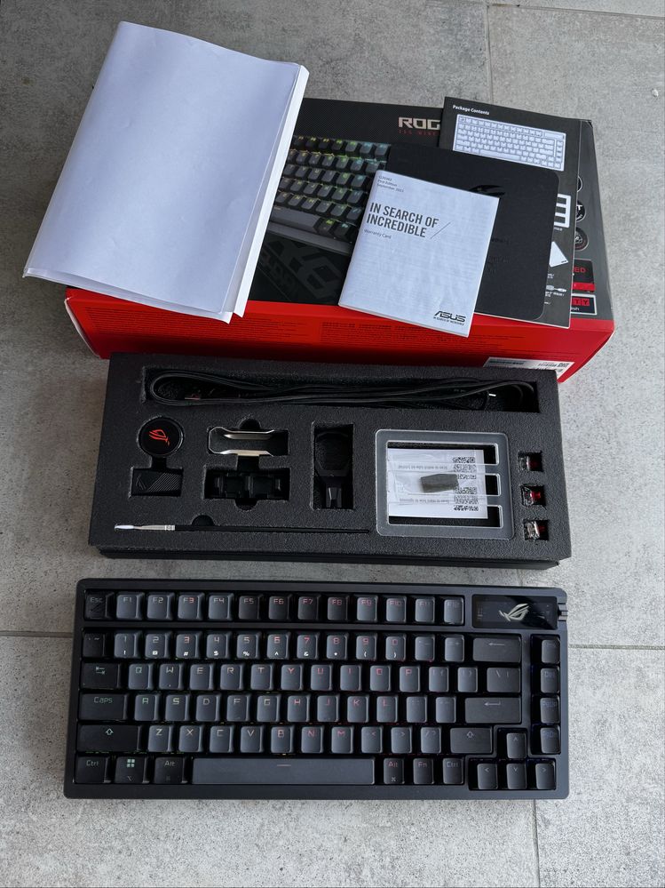Клавіатура Asus Rog Azoth Black Edition | ROG NX Red swithes
