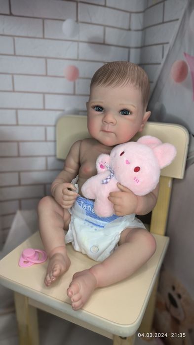Реборн 3д Reborn 3d роспись кожи кукла пупс винил силикон лялька Бетти