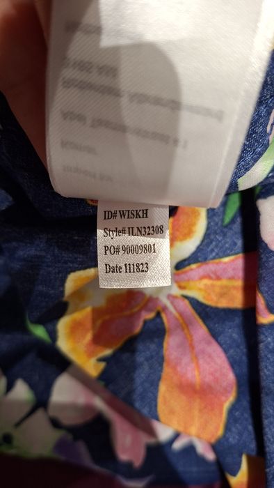 Lauren Ralph Lauren koszula sukienka nocna bawełna wiskoza r.S-L
