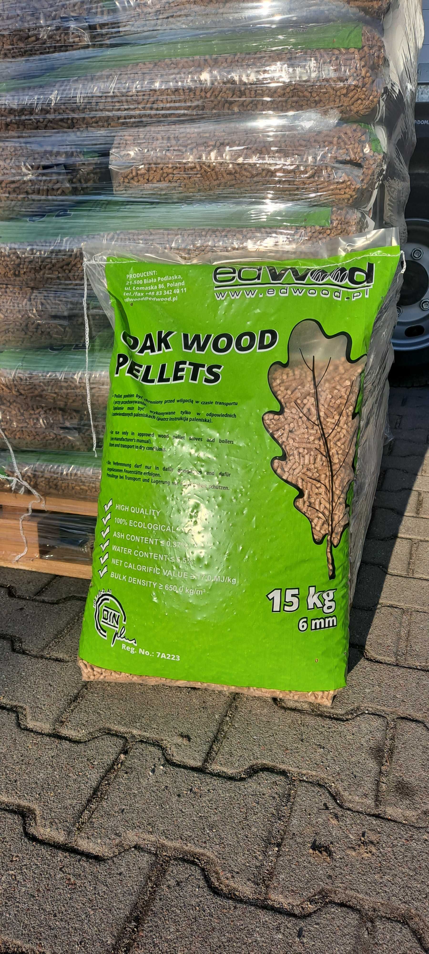 Pellet dębowy EDWOOD Promocja, Pellet Olczyk Świdnik Lublin Trawniki