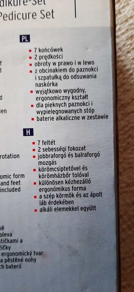Zestaw do manicure i pedicure IDEEN WELT