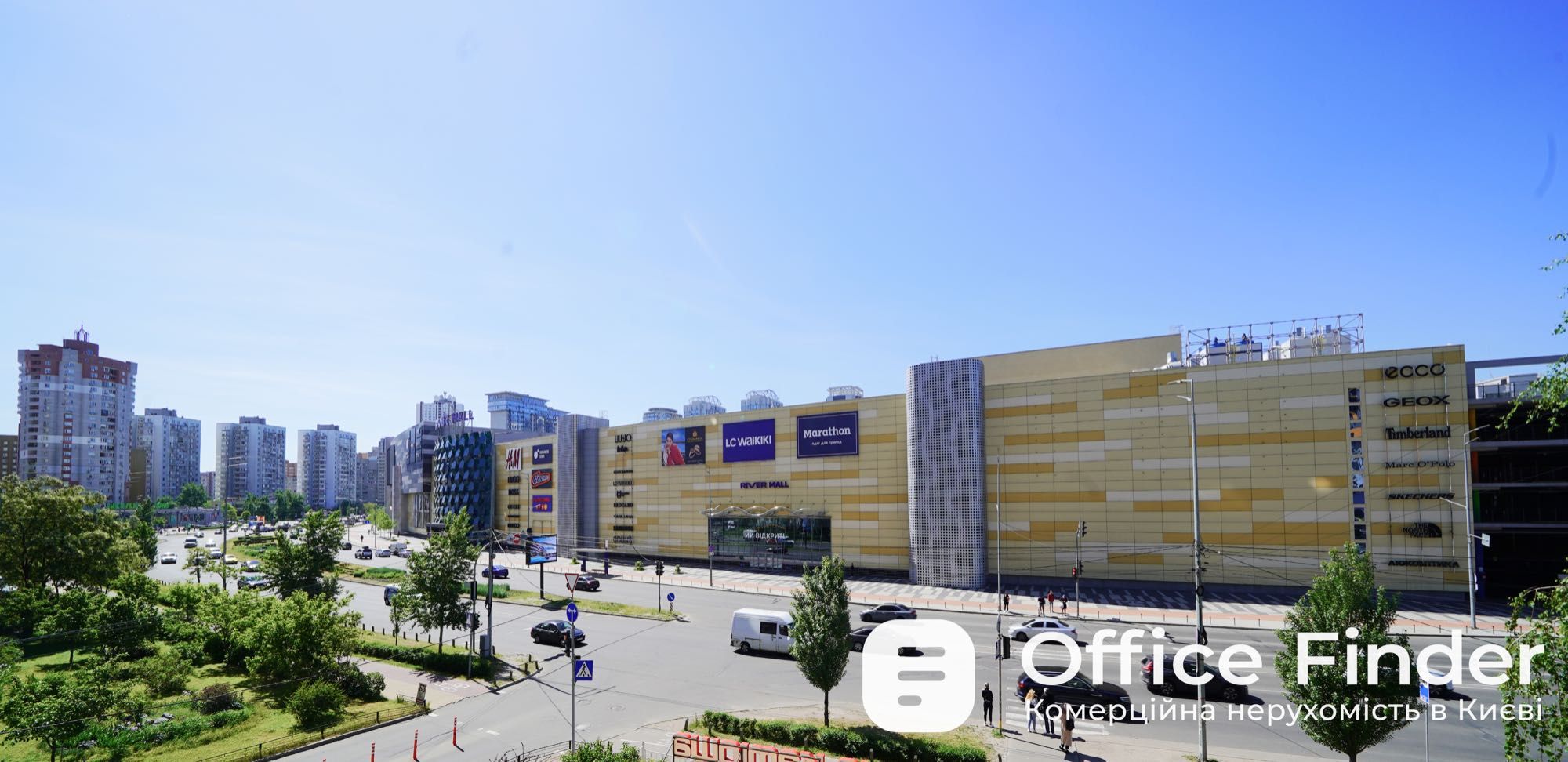 Оренда офісу 552м2 БЦ навпроти River Mall. Лівий берег, метро Осокорки