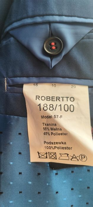 Garnitur męski / młodzieżowy polskiej firmy Roberrto