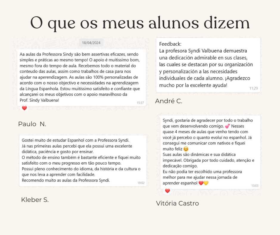 Aulas de espanhol com professora nativa qualificada