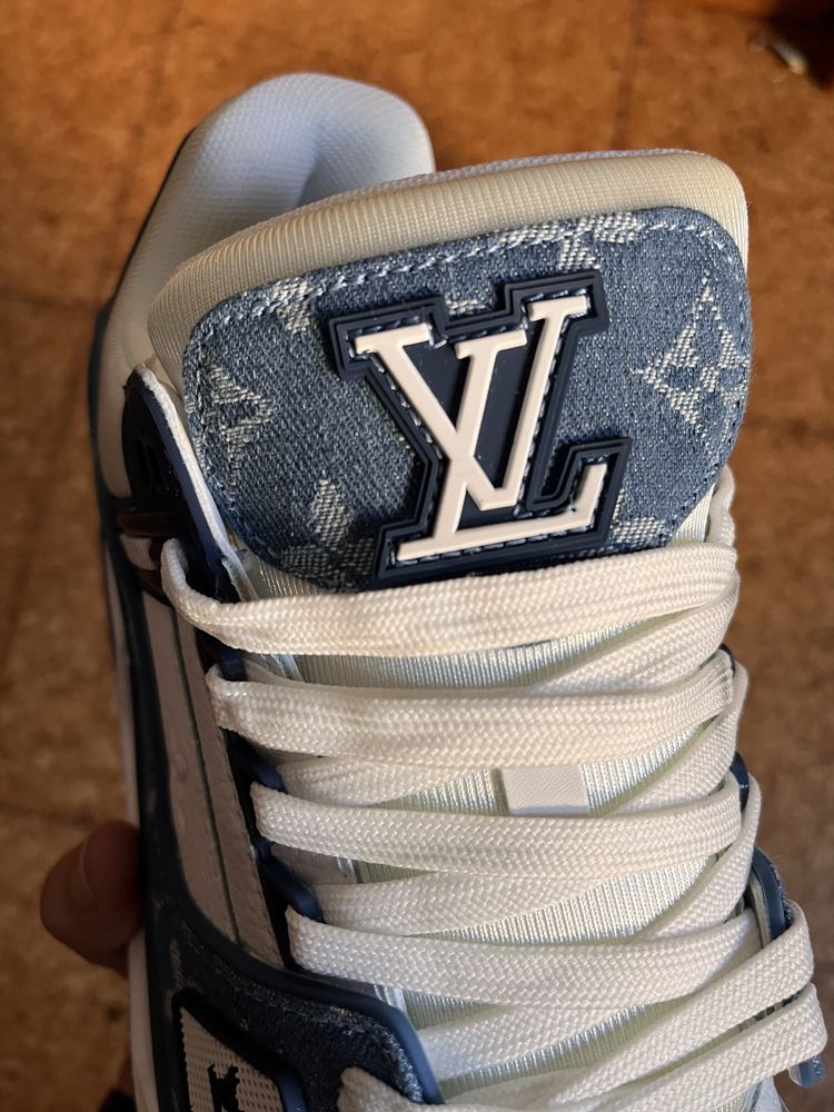 LV Trainer Denim Blue