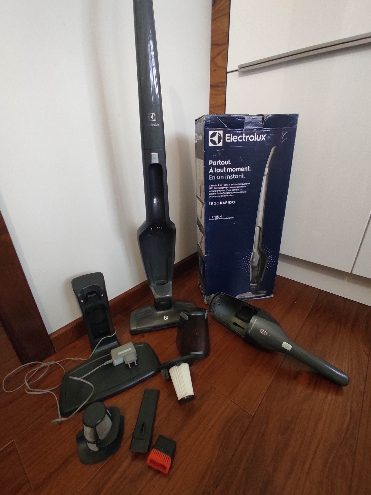Odkurzacz bezprzewodowy ergorapido , nowe akumulatory