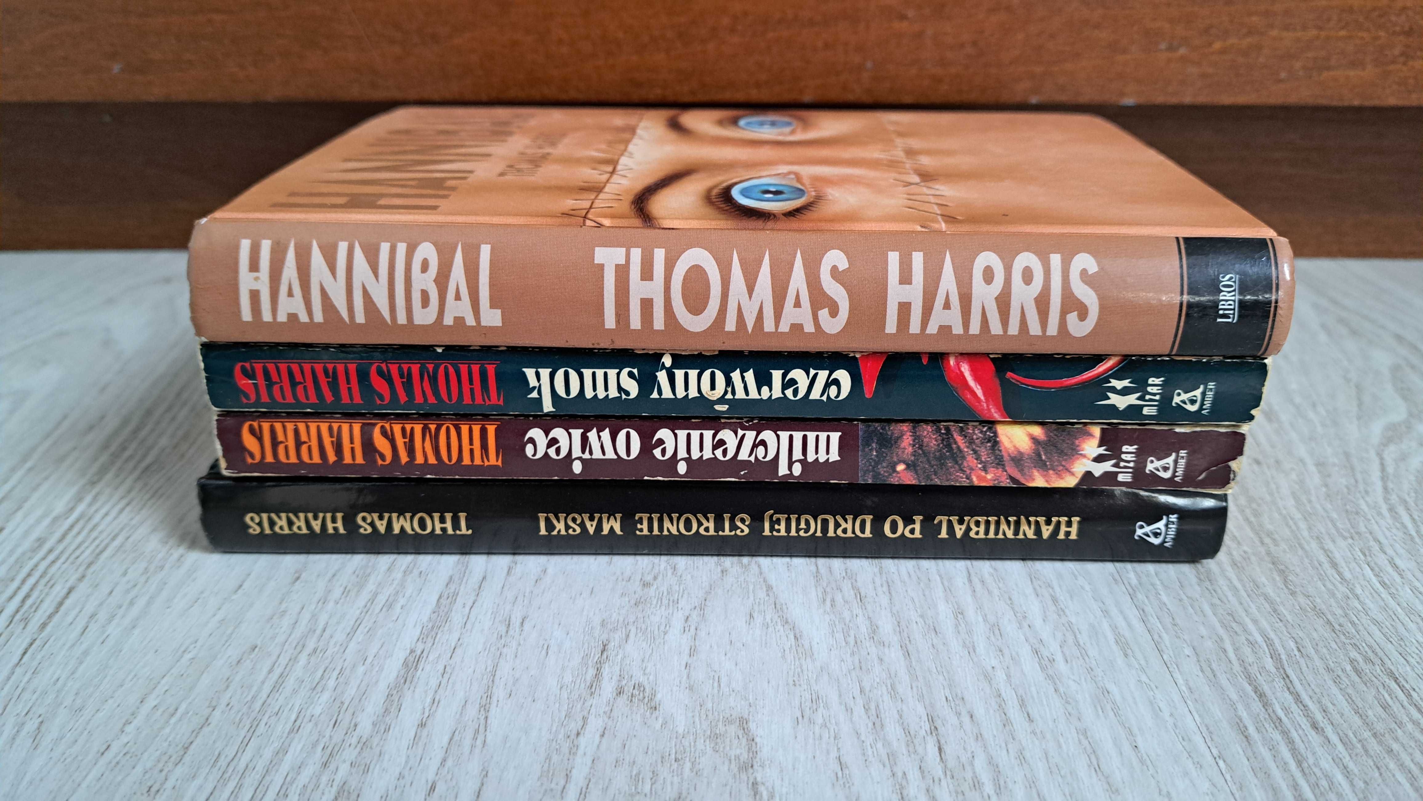 4x Thomas Harris Milczenie owiec Czerwony Smok Hannibal Po drugiej