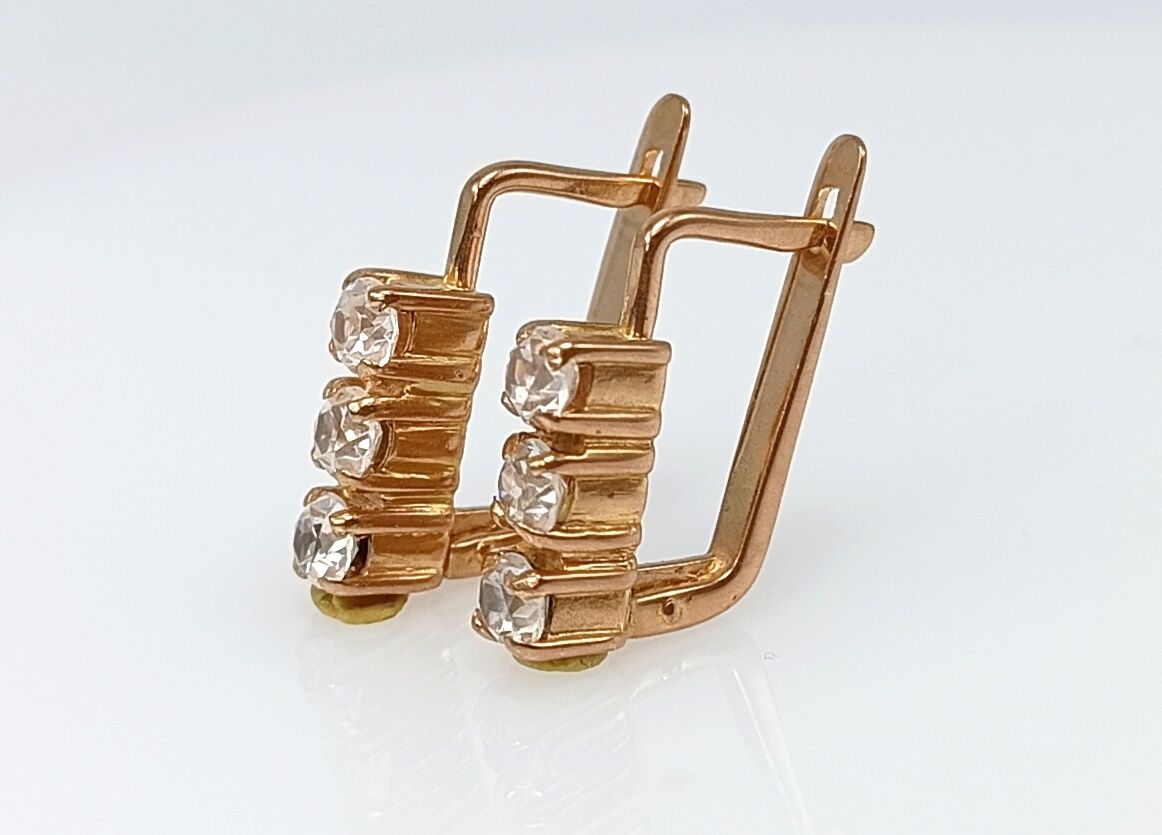 Золотые серьги 585 СССР