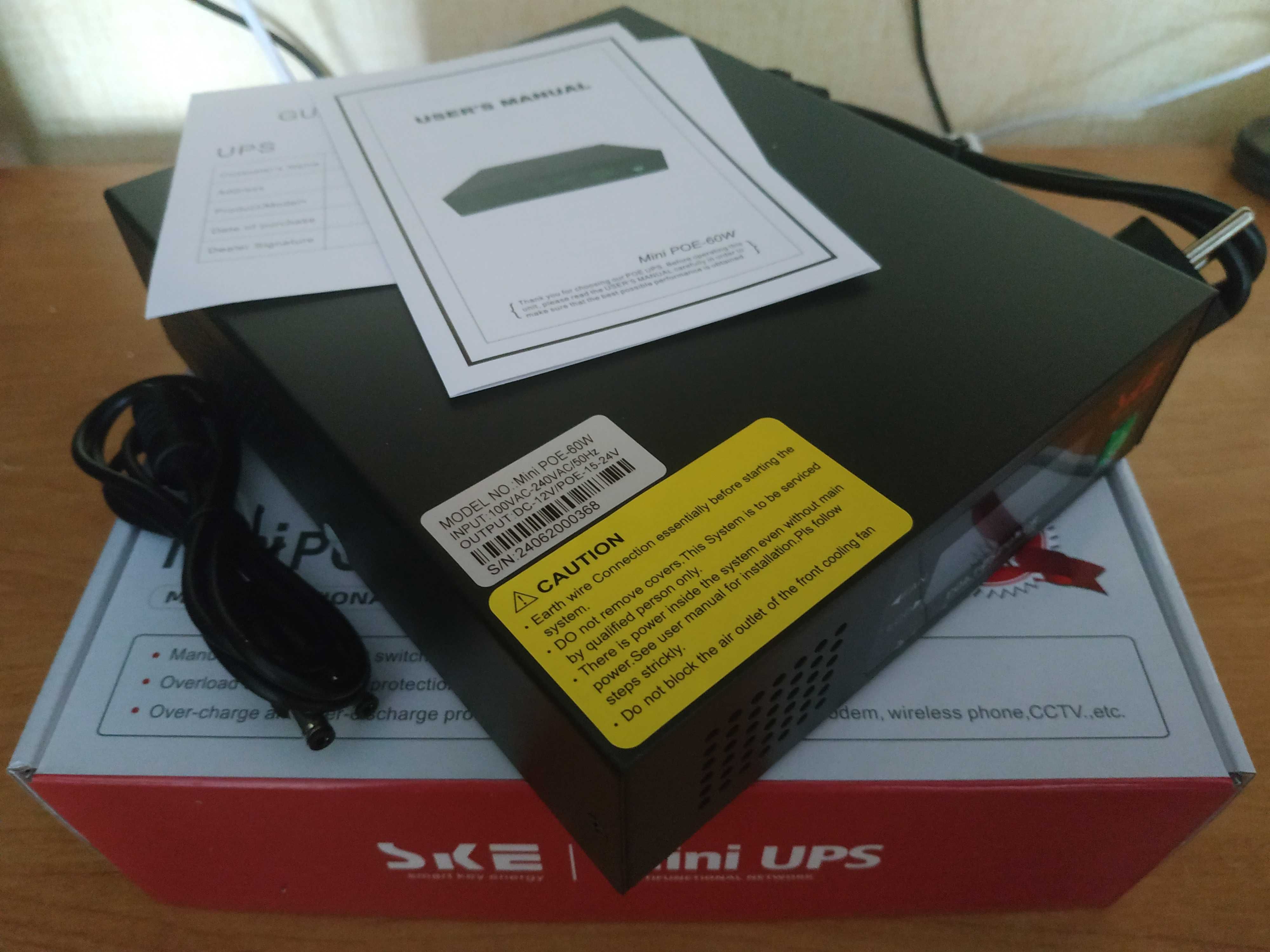 Mini UPS (Мини ИБП) SKE MiniPOE-60W (новый)