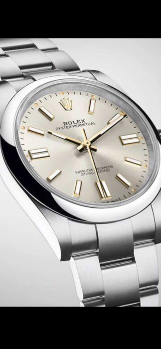 ROLEX Oyster Perpetual 41mm -  Srebrny