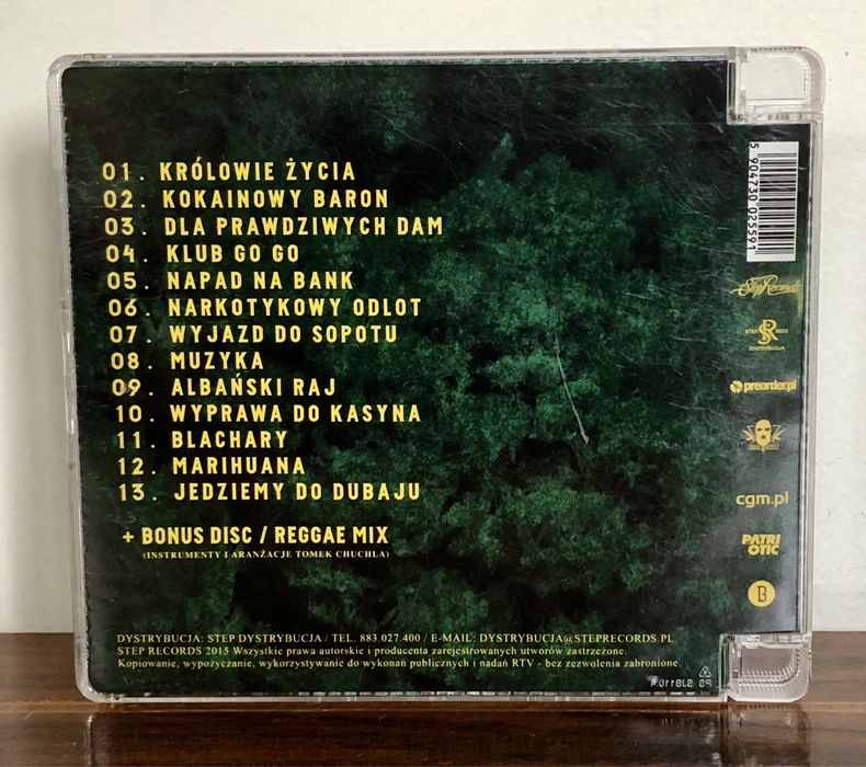Edycja Limitowana Gang Albanii Królowie Życia LTD CD bonus DVD hip-hop