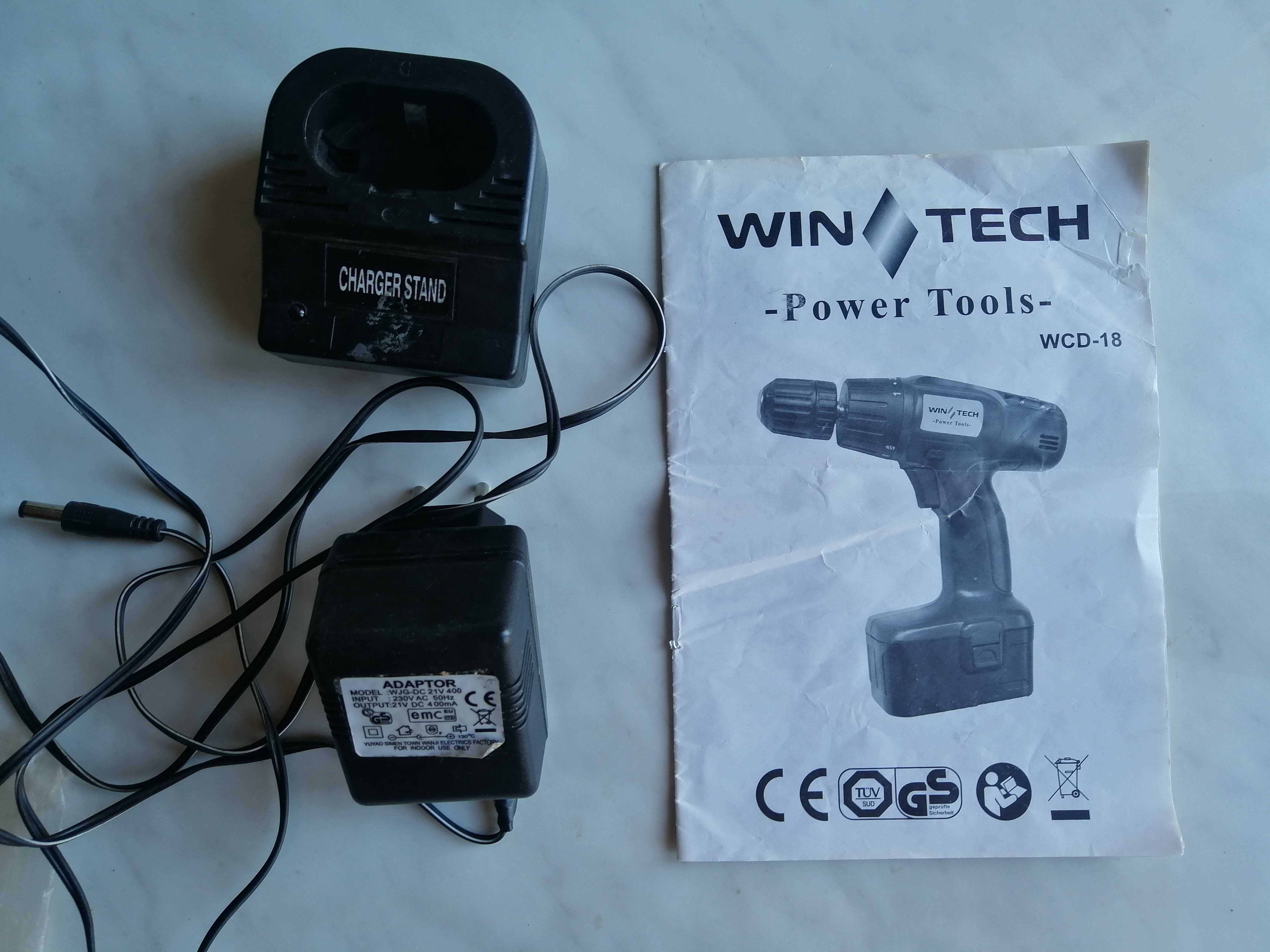 Шуруповерт аккумуляторный Wintech WCD-18 Вольт. БЕЗ аккумулятора