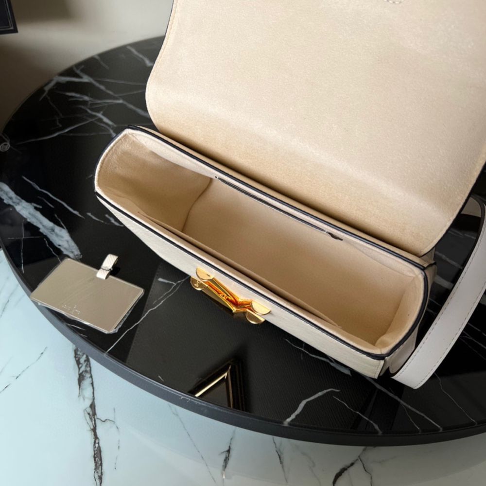 Torebka Na Ramię Biała Kremowa Louis Vuitton LV