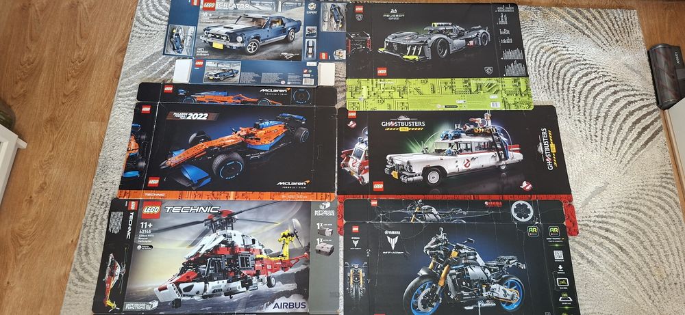 LEGO puste kartony