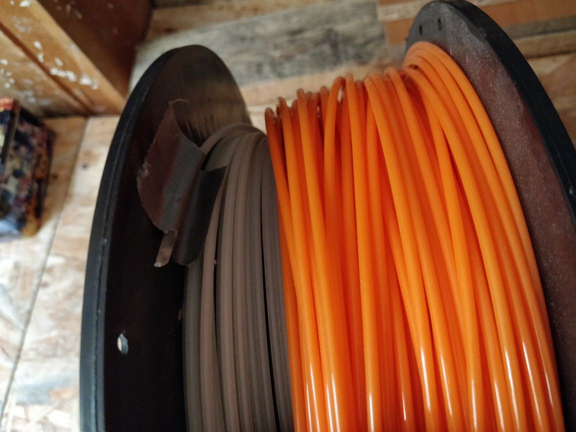 Filament PLA + szpula 30cm Pomarańczowy Orange druk 3d