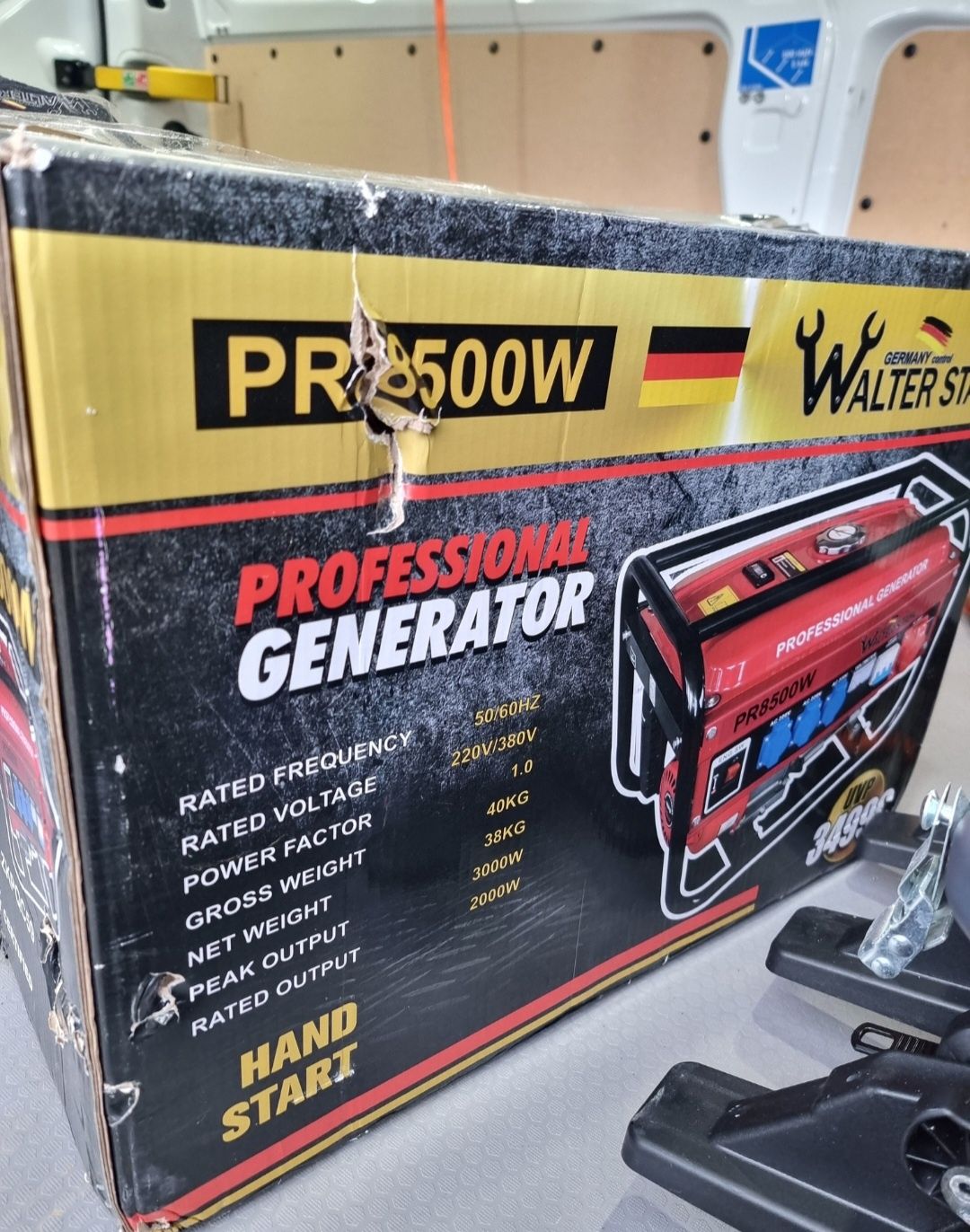 Agregat prądotwórczy Walter Stahl PR8500W Generator 300W NOWY