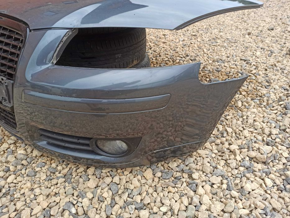 Przód Maska Zderzak AUDI A3 8P 05-08.r Lift LX7Z