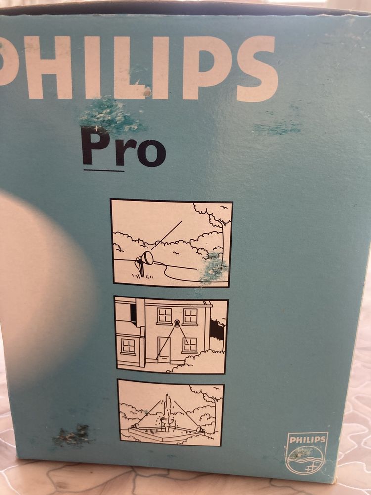 Лампа PHILIPS PAR38, 80WT, 230V, Coloured, всепогодная.