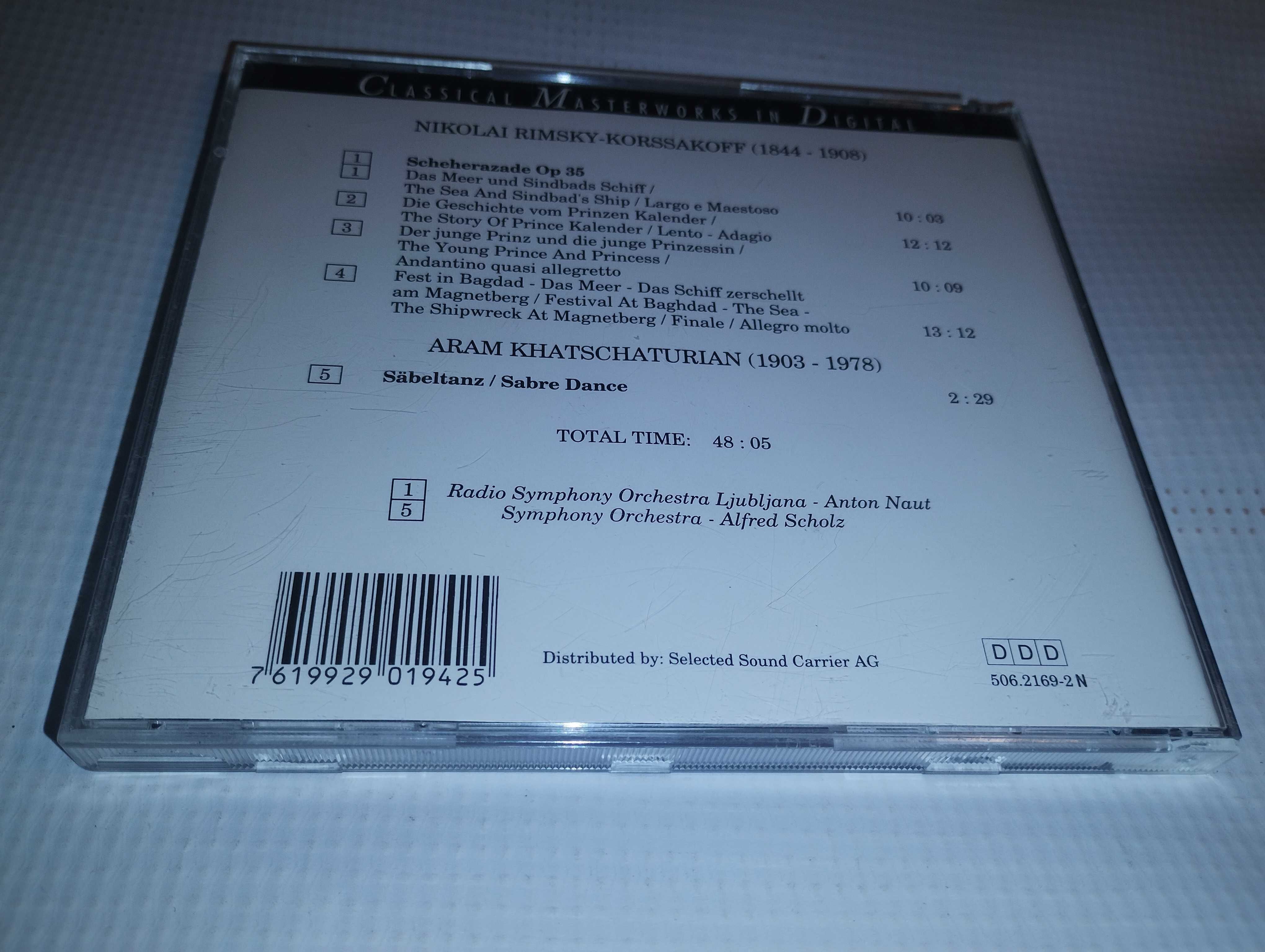 Rimsky-Korssakoff -Khatschaturian  Szecherezada   Taniec z szablami CD