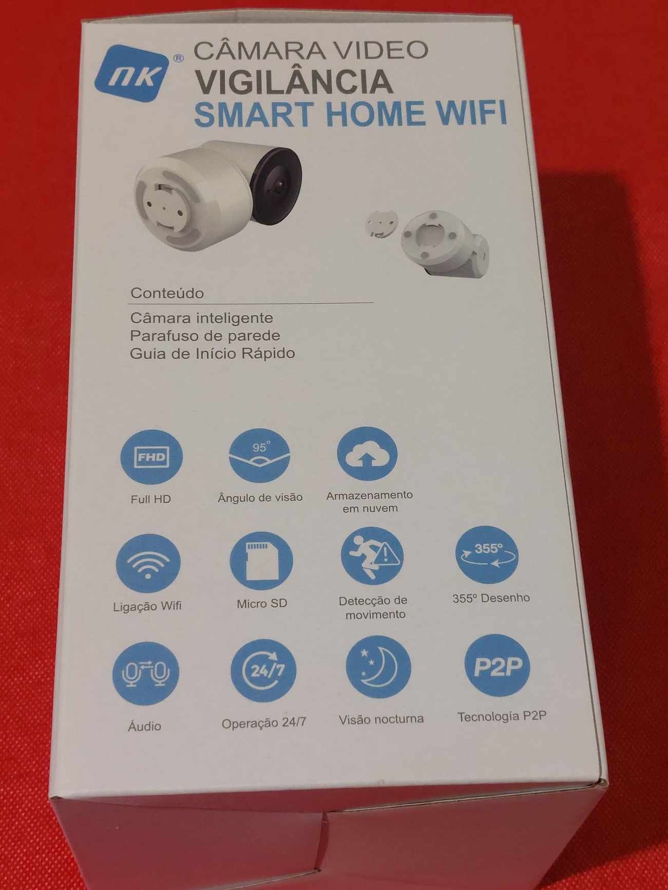 Câmara de Videovigilância SMART HOME WIFI