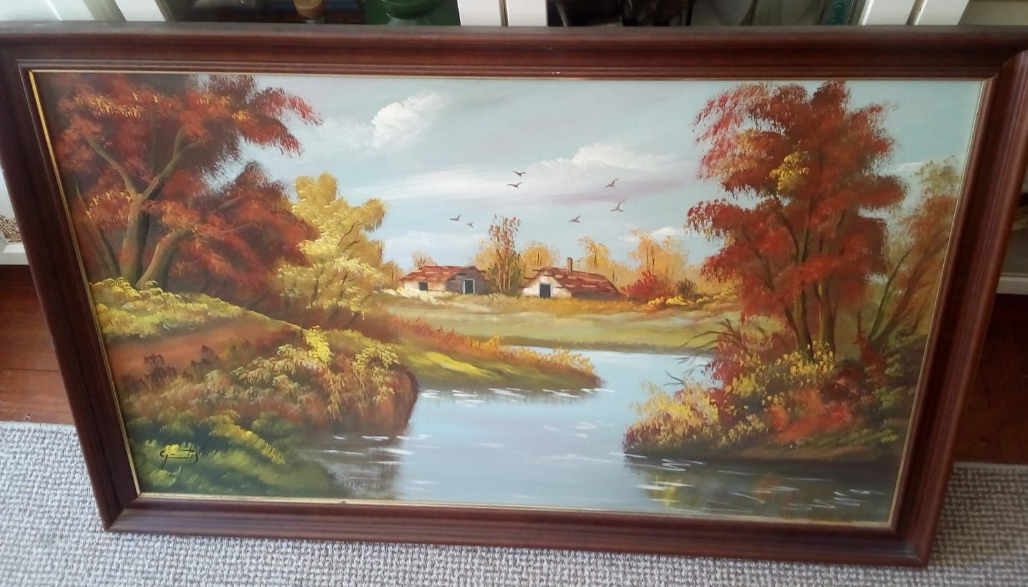 Quadro paisagem 1,10 x 65 cms