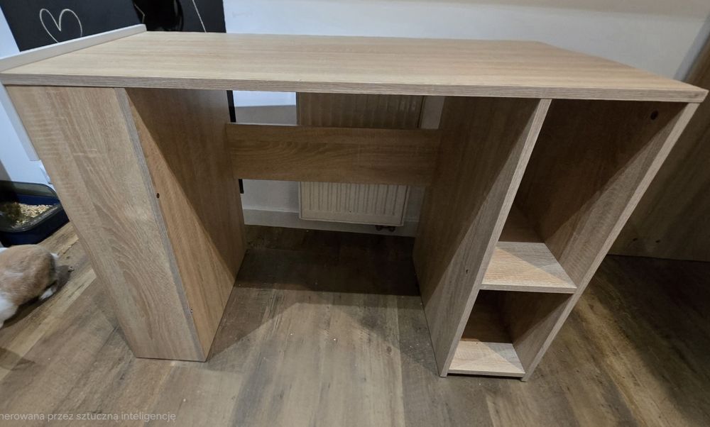 Łóżko z szufladami, schowkami i biurkiem