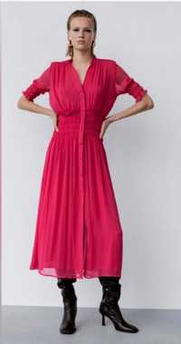 Розкішна довга сукня вільного крою від Zara
