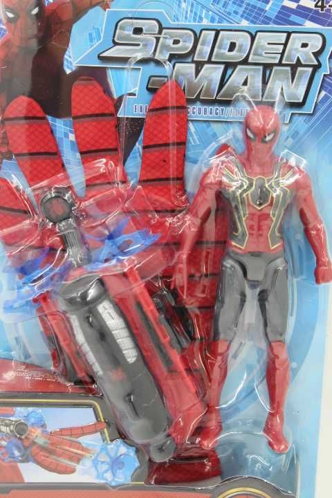 Spiderman Rękawica Strzelająca+2Strzałki+Figurka
