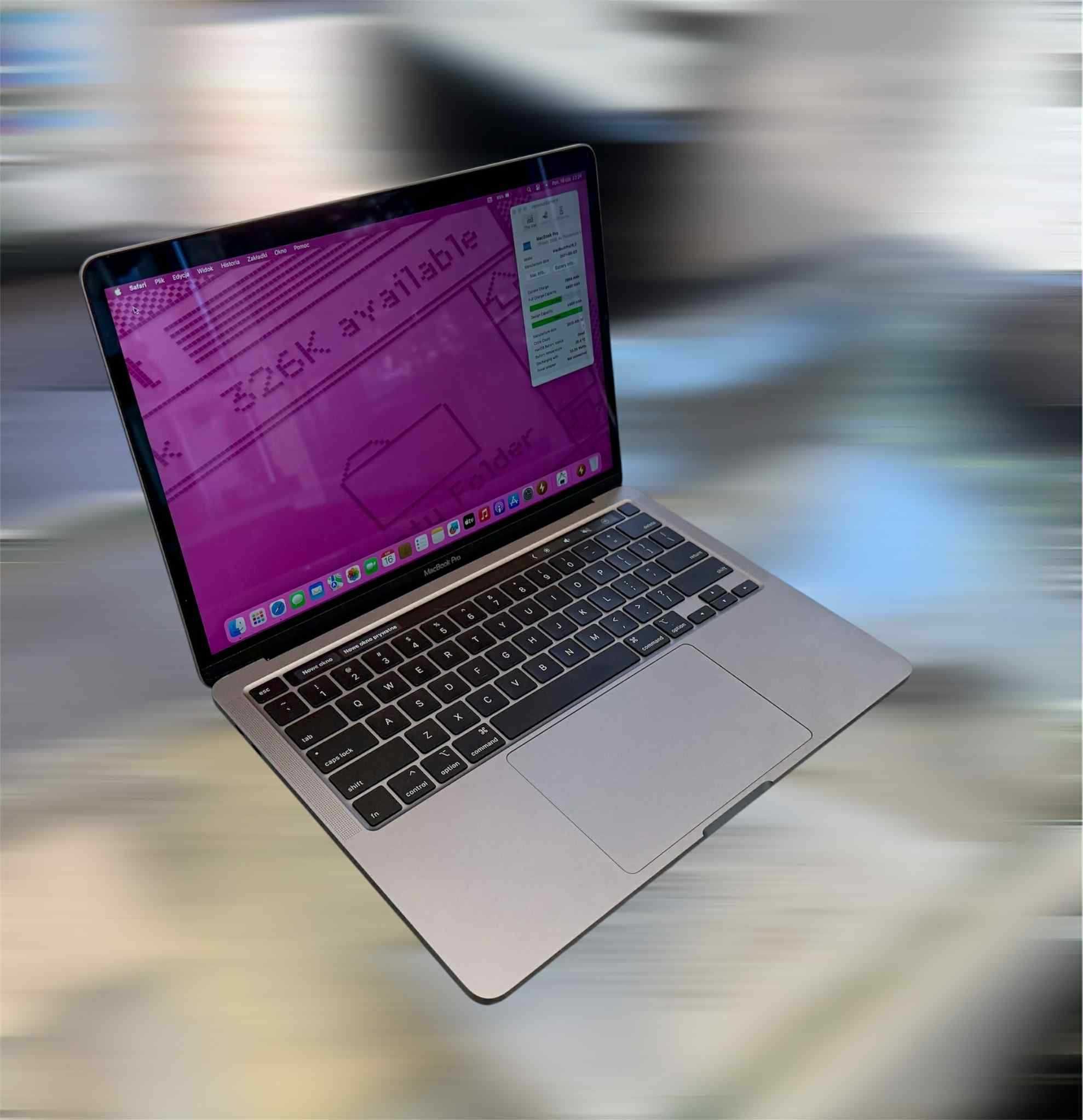 MacBook Pro A2251 i5 4x3,8/16GB/512GB/Iris Plus Graphics NOWA BAT 100%