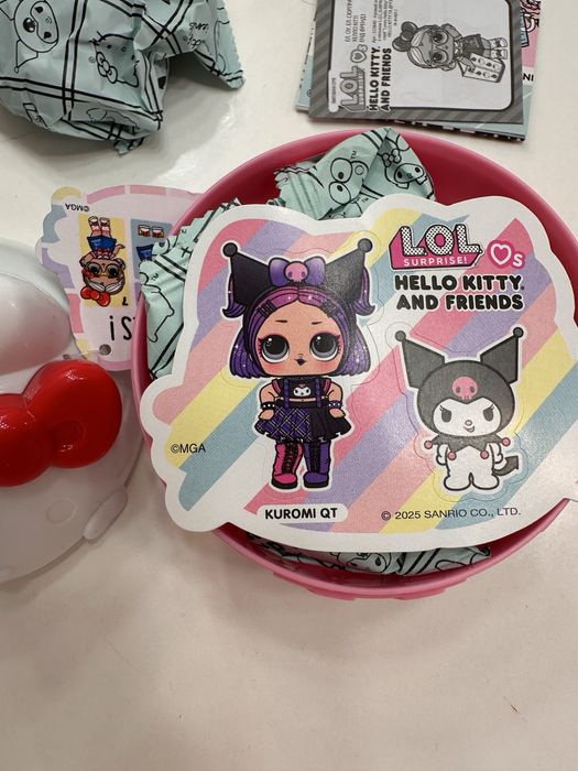 L.o.l surprise hello kitty and friens kuromi