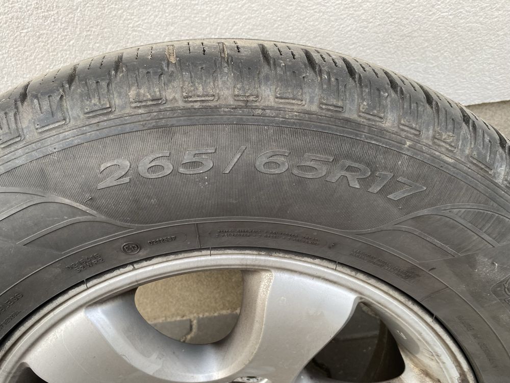 Toyota Land Cruiser/Hilux opony letnie Goodyear 265/65 R17 z felgami