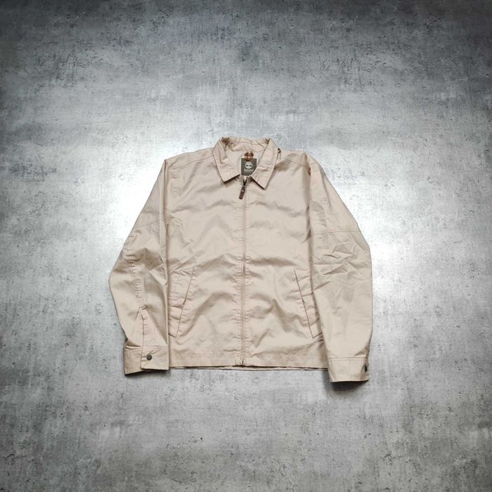 MĘSKA Lekka Kurtka Elegancka PREMIUM Harington Timberland Haft Logo