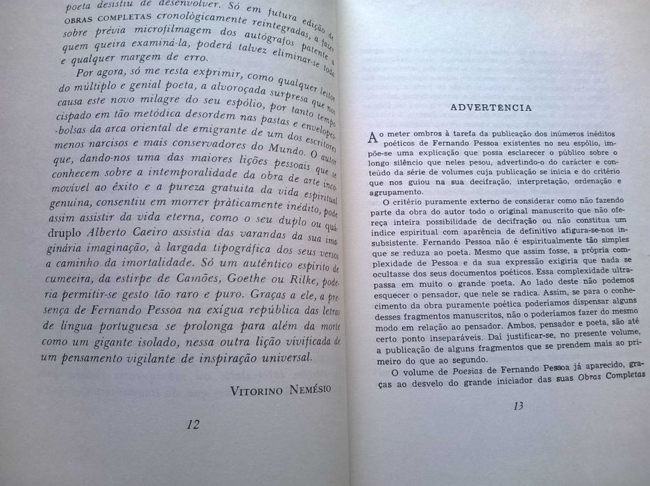 Poesias Inéditas (1930 / 1935) - Fernando Pessoa (portes grátis)