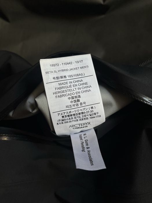 Вітровка Arcteryx Beta SL Hybrid Jacket Gore-Tex
