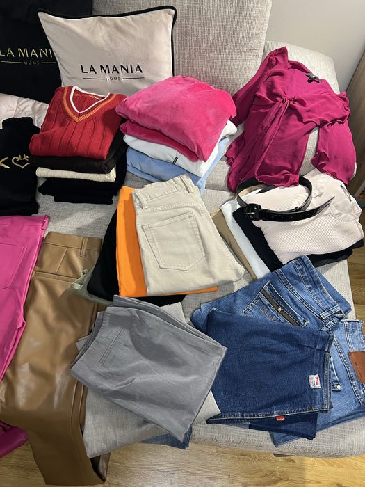 Mega zestaw markowych damskich ubrań JESIEŃ/ZIMA rozm. xs/s