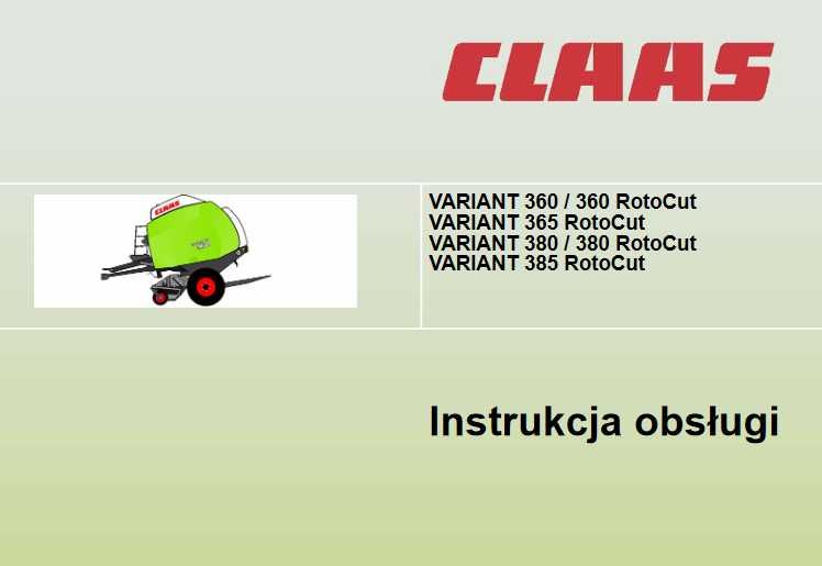 Instrukcja obsługi, Katalog części do pras Vicon, Kuhn, Claas i inne