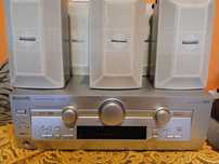 Panasonic Amplituner-kino domowe,5 głośników+subwoofer+DVD.