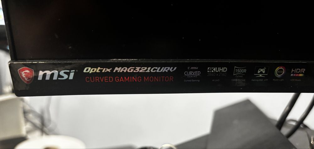 Monitor msi mag321curv 32 cale zakrzywiany rgb display port hdmi 4k