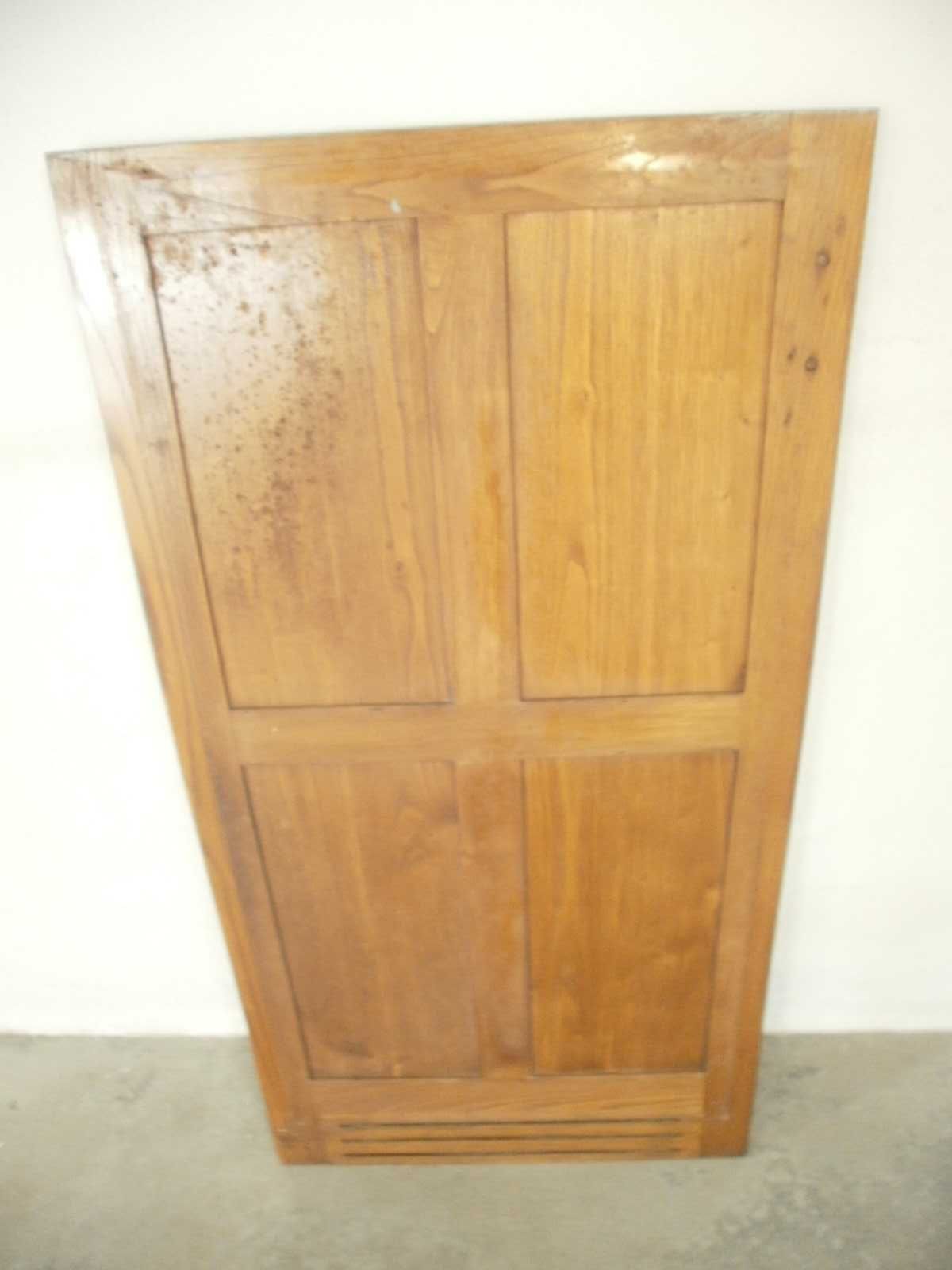 Porta de armário para frigorifico embutido em madeira de carvalho