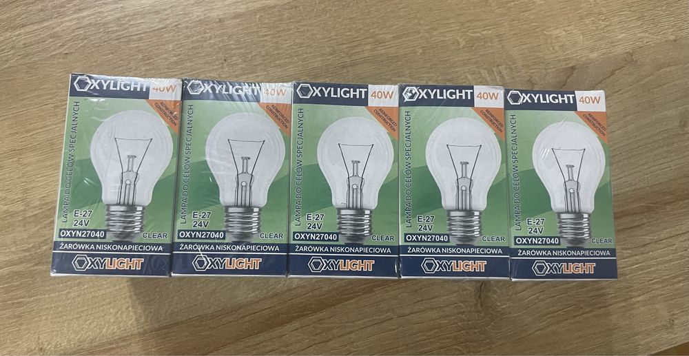 Oxylight Żarówka niskonapięciowa 24V 40W Oxyn27040-  30sztuk